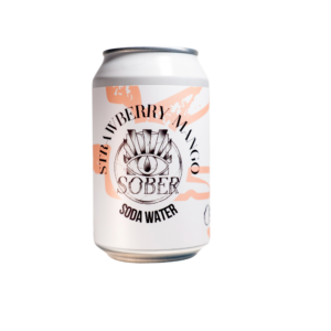 Sober Soda Water - Strawberry Mango 0,33L